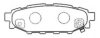 ASVA AKD-7501 Brake Pad Set, disc brake